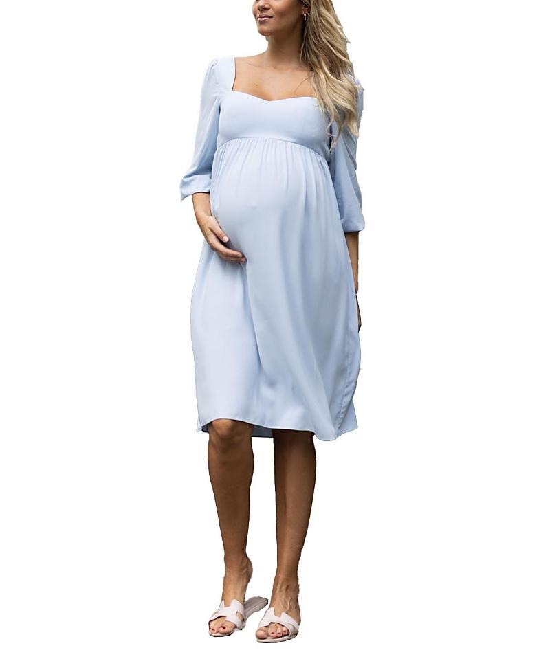 Womens Sophie Long-Sleeve Maternity Midi-Dress Product Image