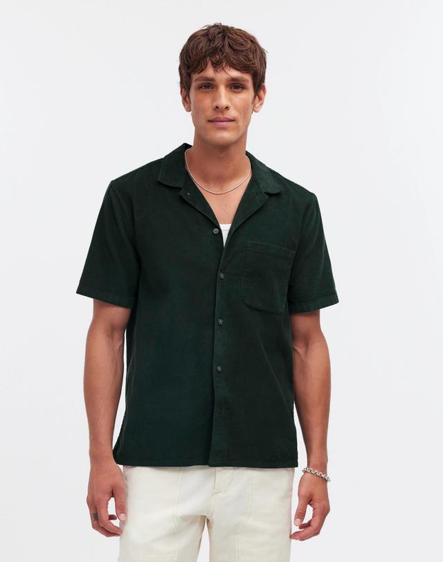 Corduroy Easy Short-Sleeve Shirt Product Image