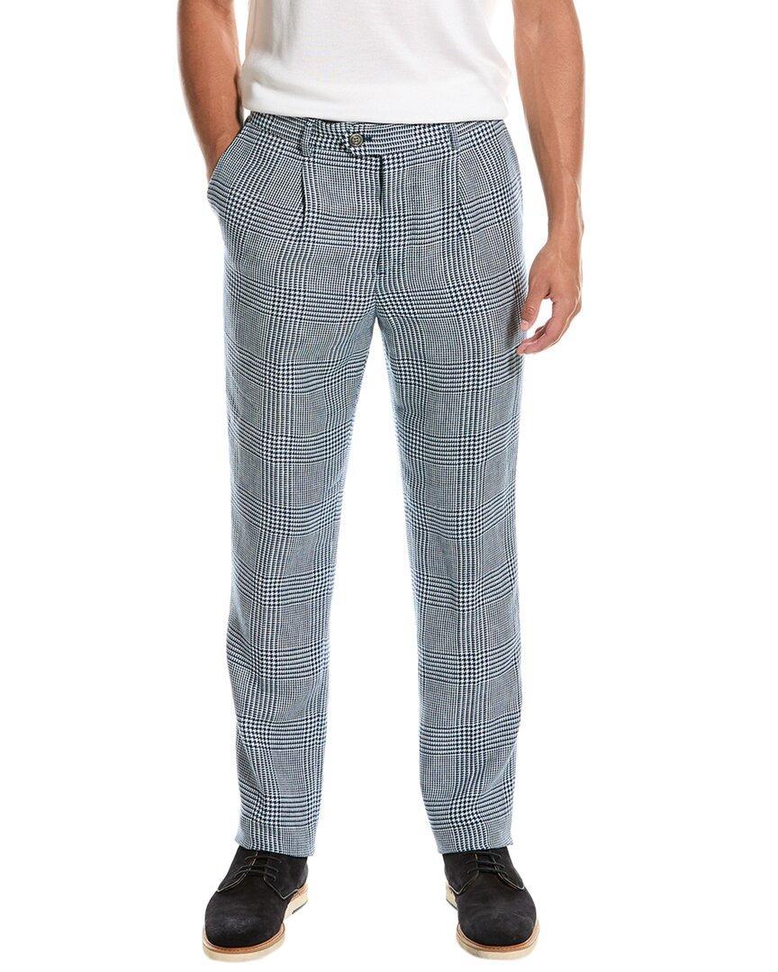 Linen & Wool-blend Pant In Grey Product Image