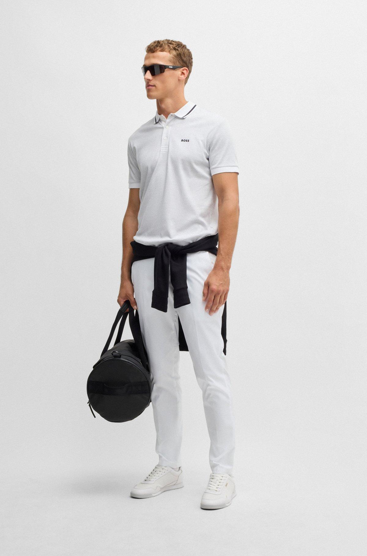 Paddy polo shirt in cotton jacquard Product Image