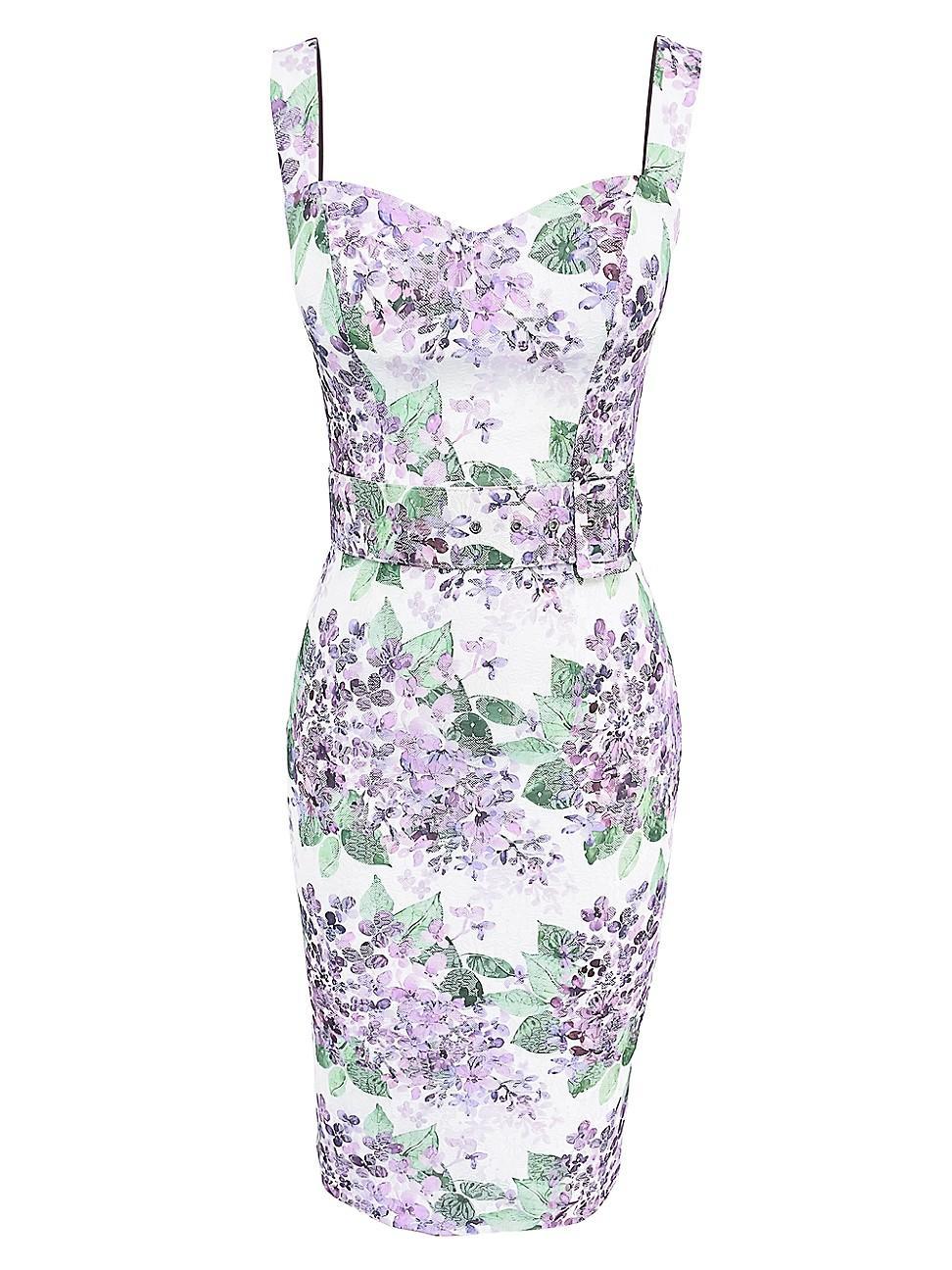 Womens Summer Nicole Floral Midi-Dress Product Image