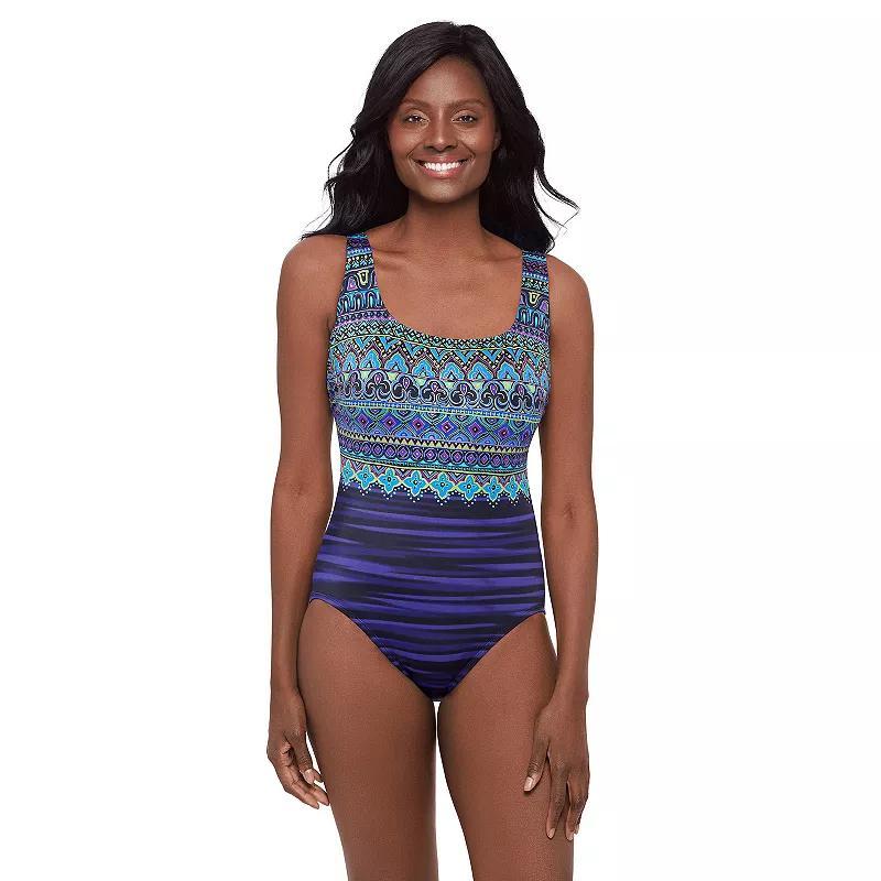 Womens Great Lengths Double Cross Back One-Piece Swimsuit Product Image