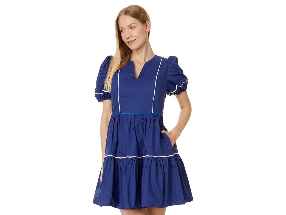 English Factory Womens Piping Detailed Mini Dress Product Image