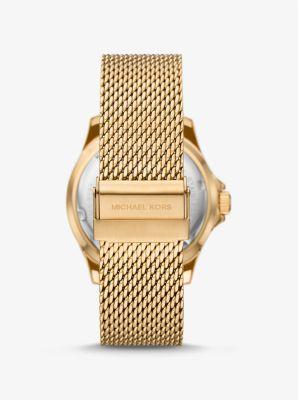 Oversized Pavé Logo -Tone Watch Product Image