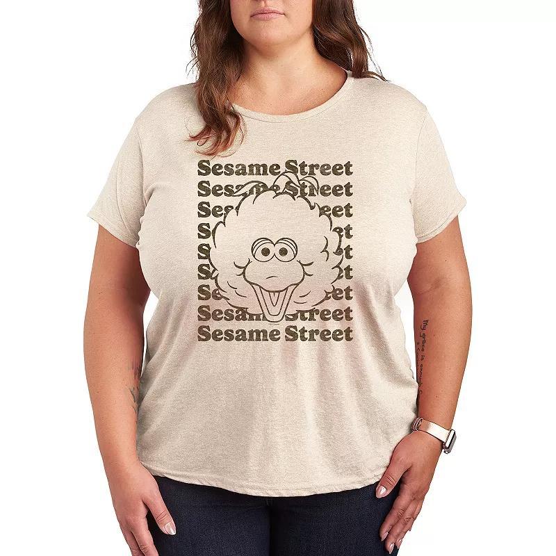 Plus Sesame Street Big Bird Graphic Tee, Womens Product Image