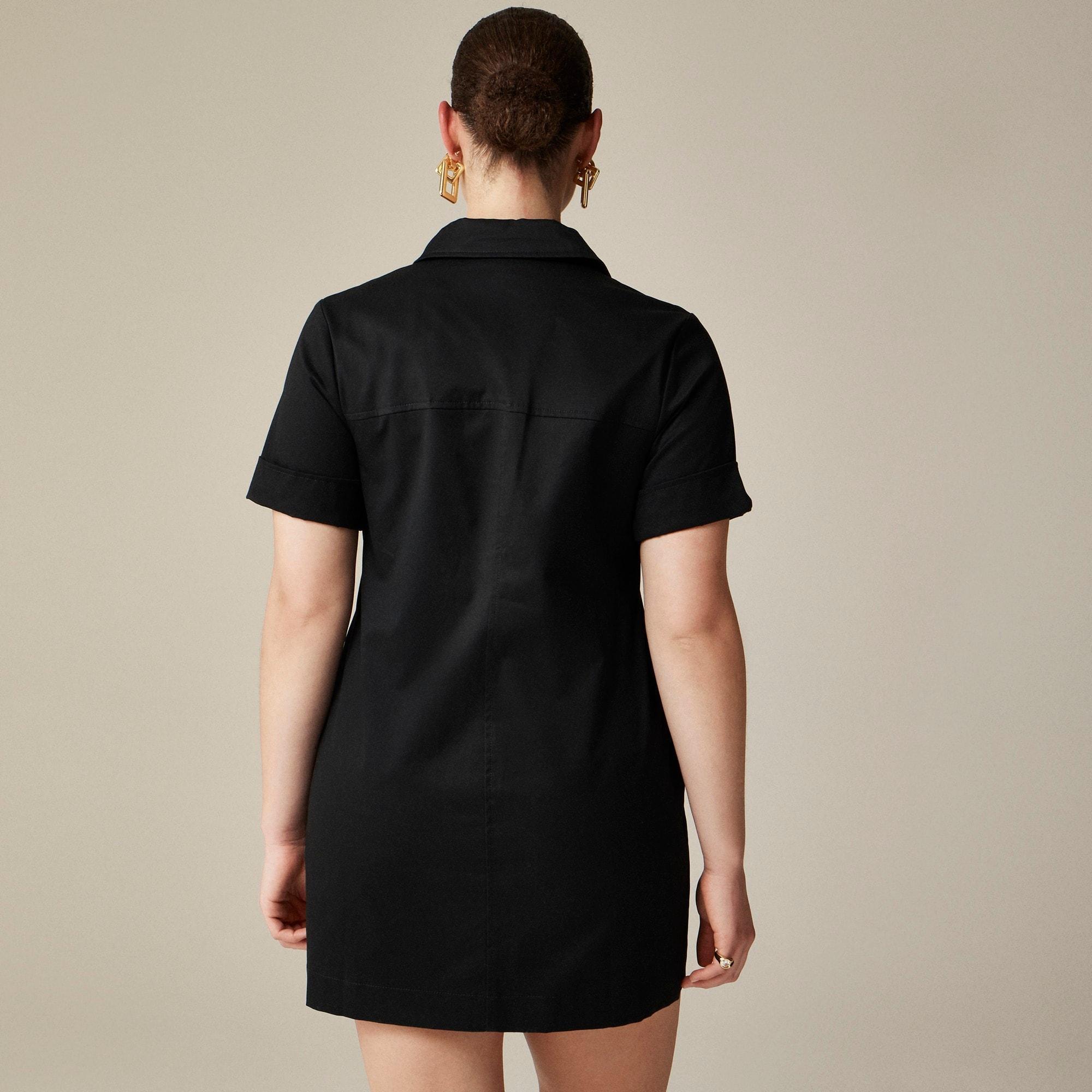 Gamine shirtdress in stretch twill Product Image