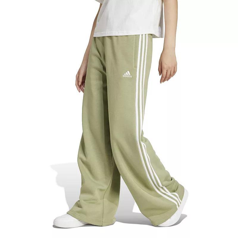 adidas W 3S FL WIDE PT Tent Green 2XL Womens Product Image