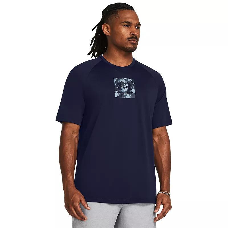 Mens Under Armour UA Tech Negative Camo Logo Short Sleeve Tee Product Image