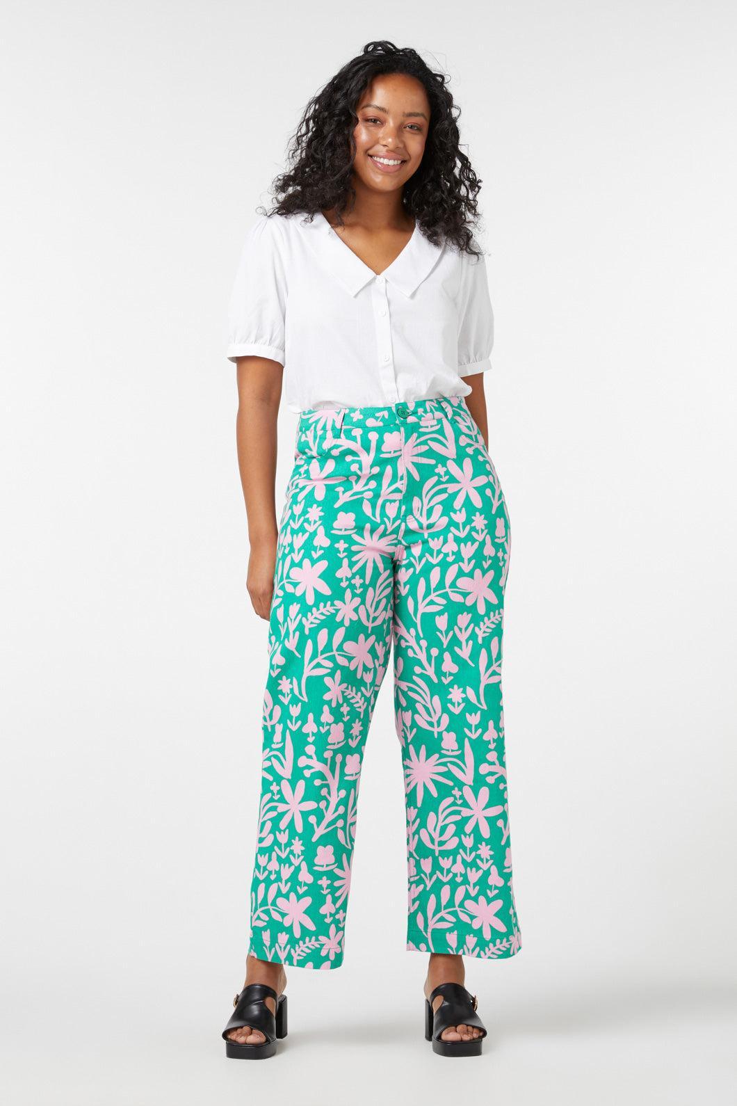 Della Floral Printed Jean Product Image