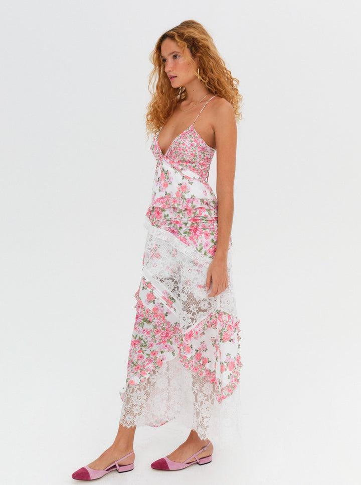 Rosalyn Maxi Dress — Pink Product Image