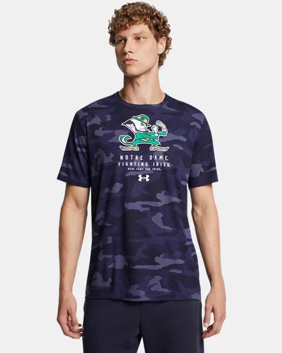 Mens UA Performance Cotton Camo Collegiate T-Shirt Product Image