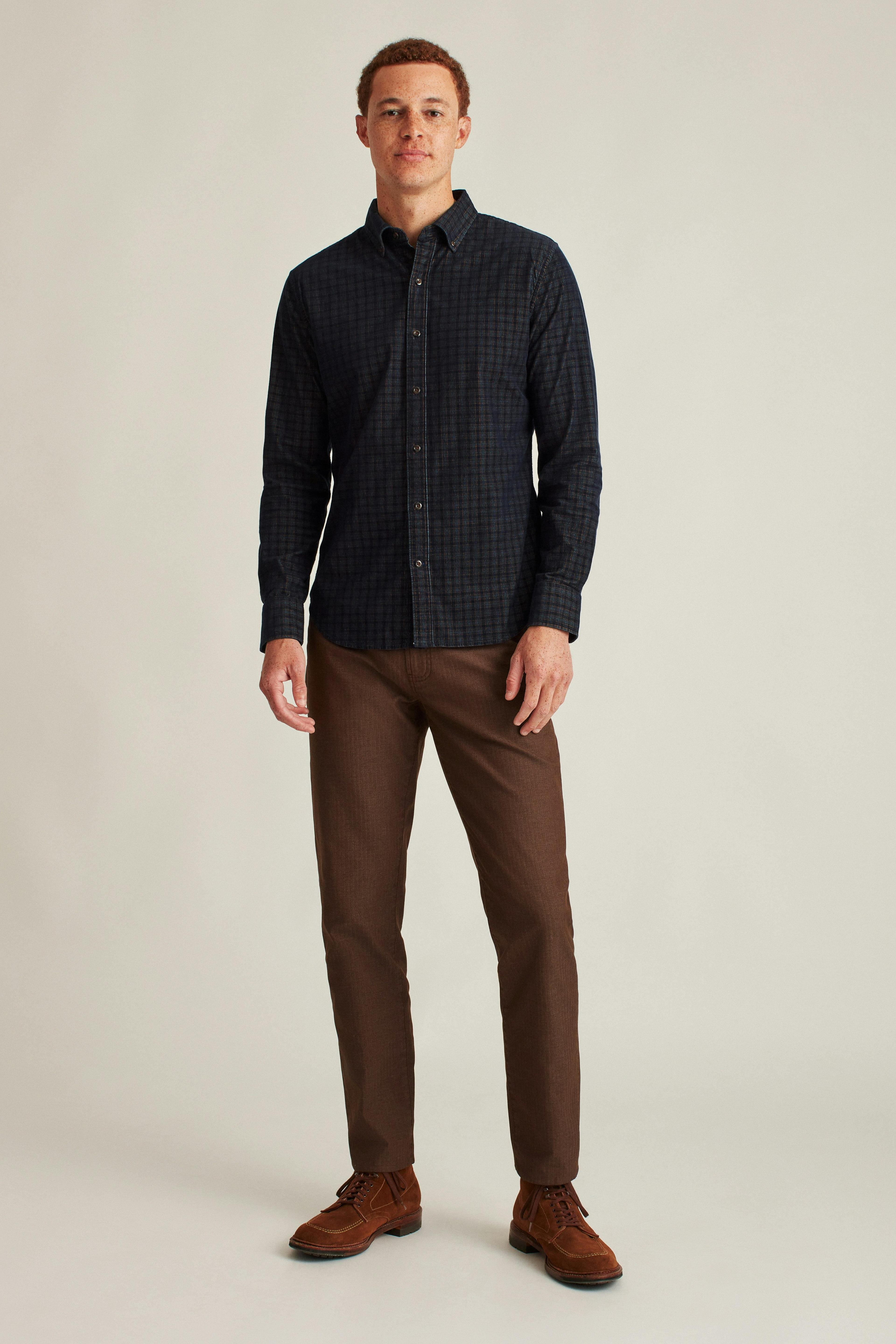 Herringbone 5-Pocket Pants Product Image