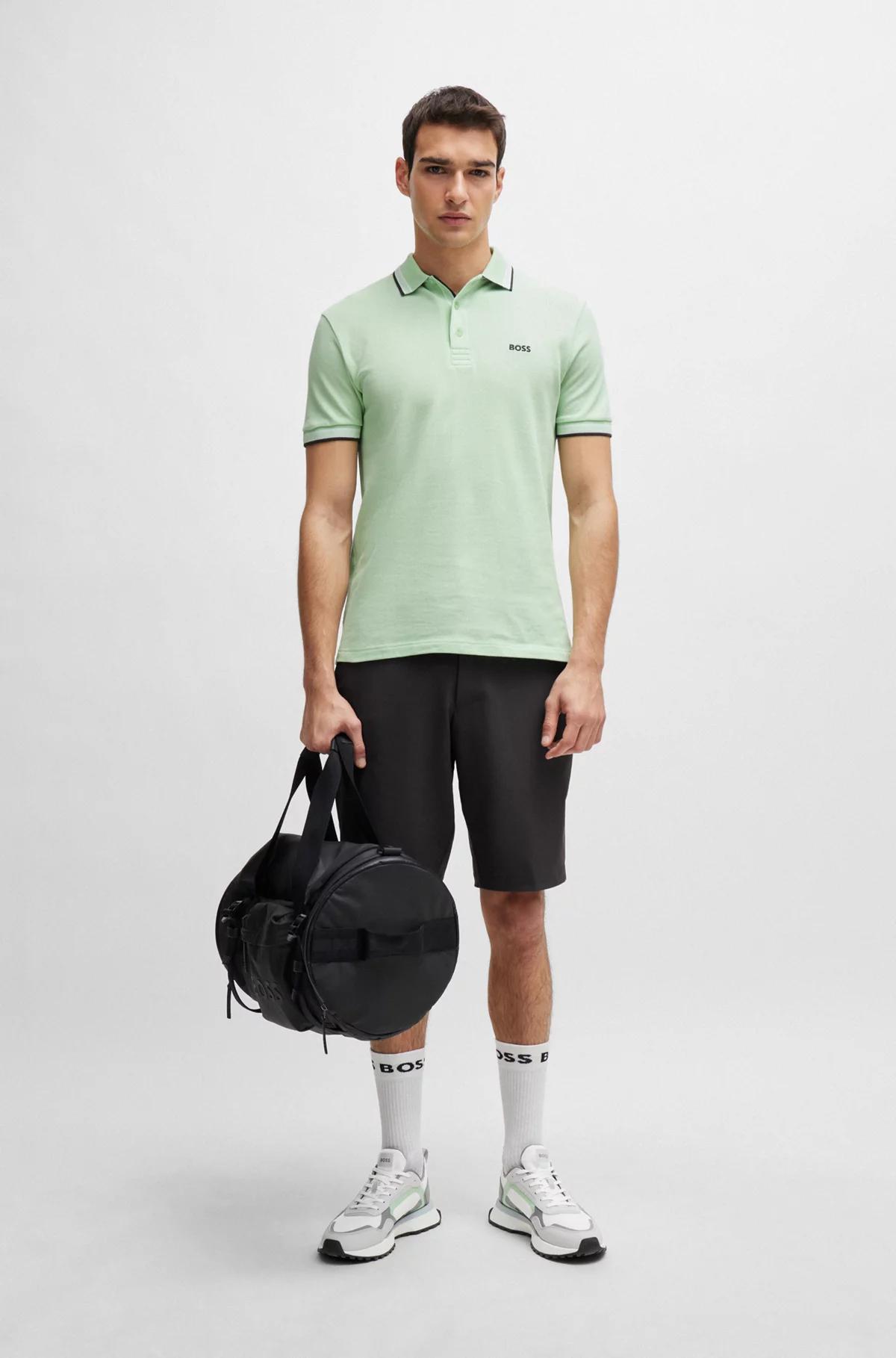 BOSS Paddy Polo with Contrast Logo Details Male Product Image