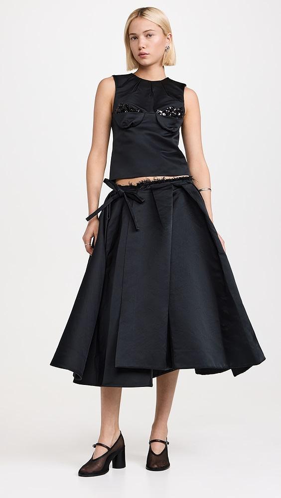 SHUSHU/TONG Irregular Pleated Skirt | Shopbop Product Image