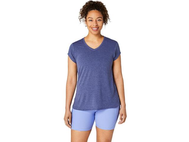 Womens Heather Vneck Top Product Image