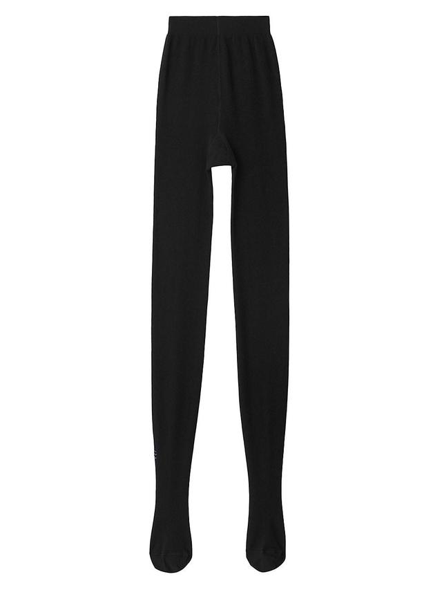 Womens Wool-Blend Pique Tights Product Image