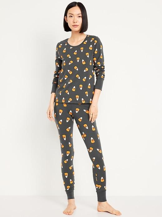 Halloween Print Pajama Set Product Image