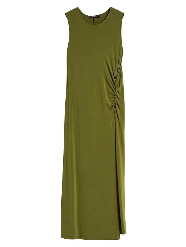 Womens Jersey Gathered Maxi Dress Product Image