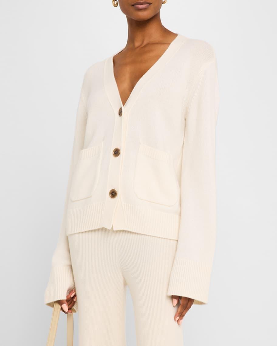 Danni Button-Down Cashmere Cardigan Product Image