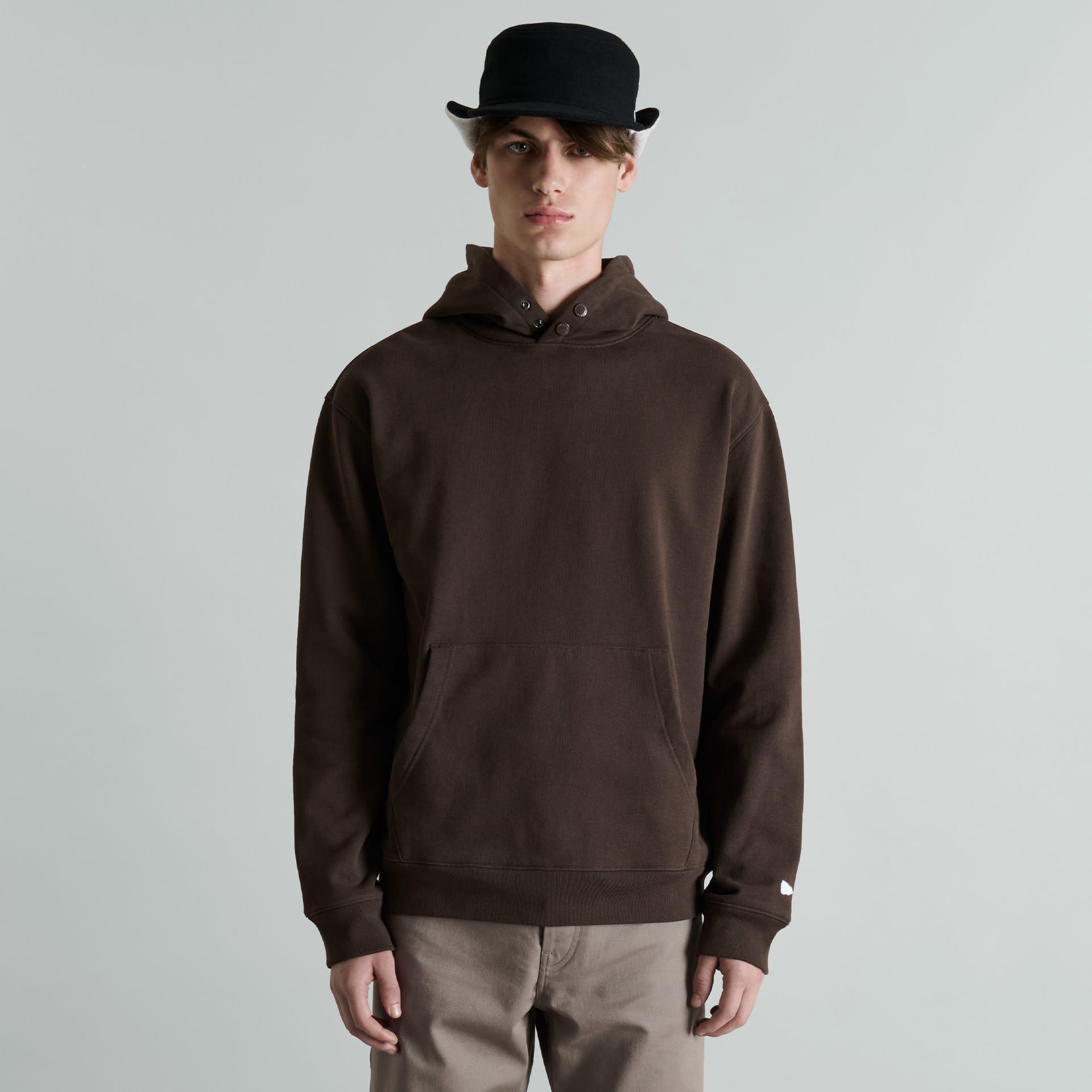 Brand New Era Amherst Corporal Walnut Snap Hoodie Male Product Image