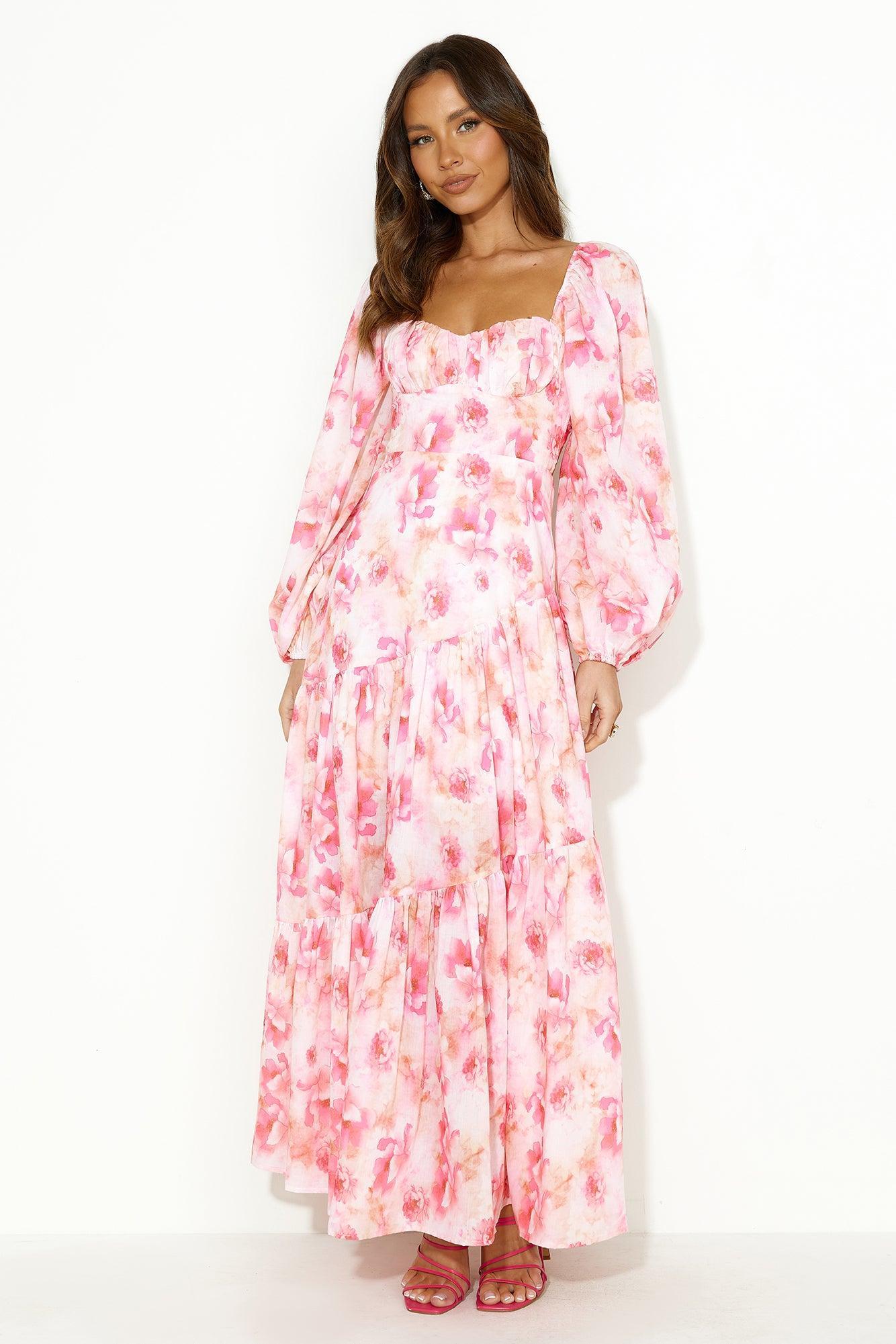 Good To Feel Maxi Dress Pink Product Image