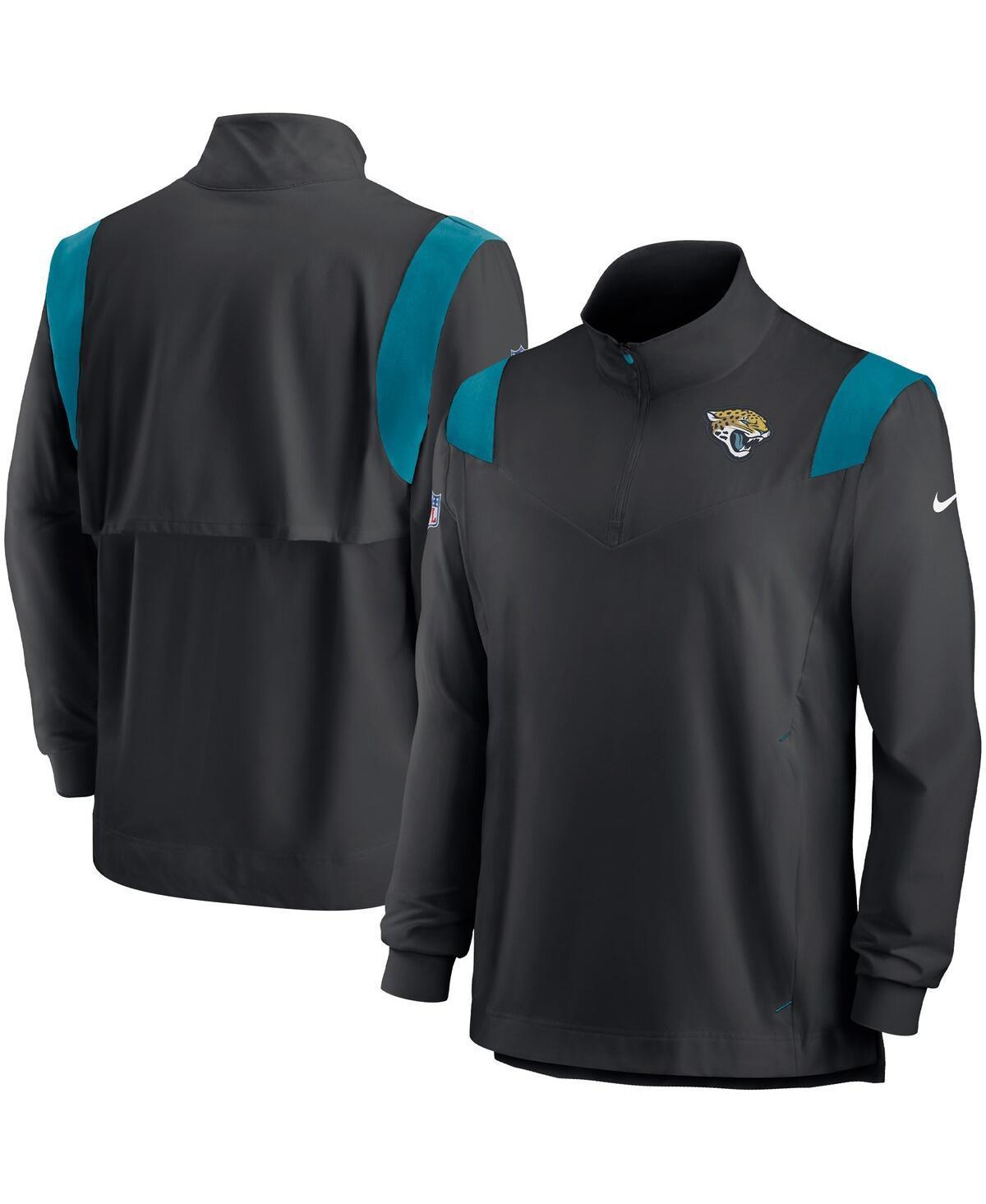 NIKE Navy Chicago Bears Sideline Coach Chevron Lockup Quarter-zip Long Sleeve Top Product Image