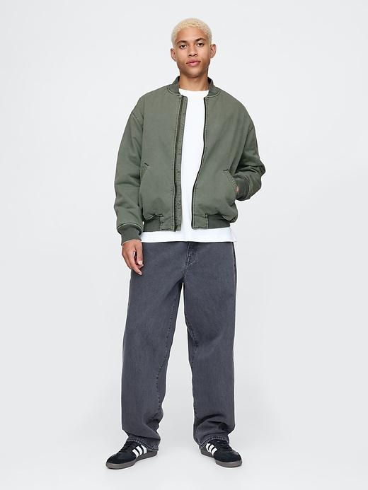 Oversized Bomber Jacket Product Image