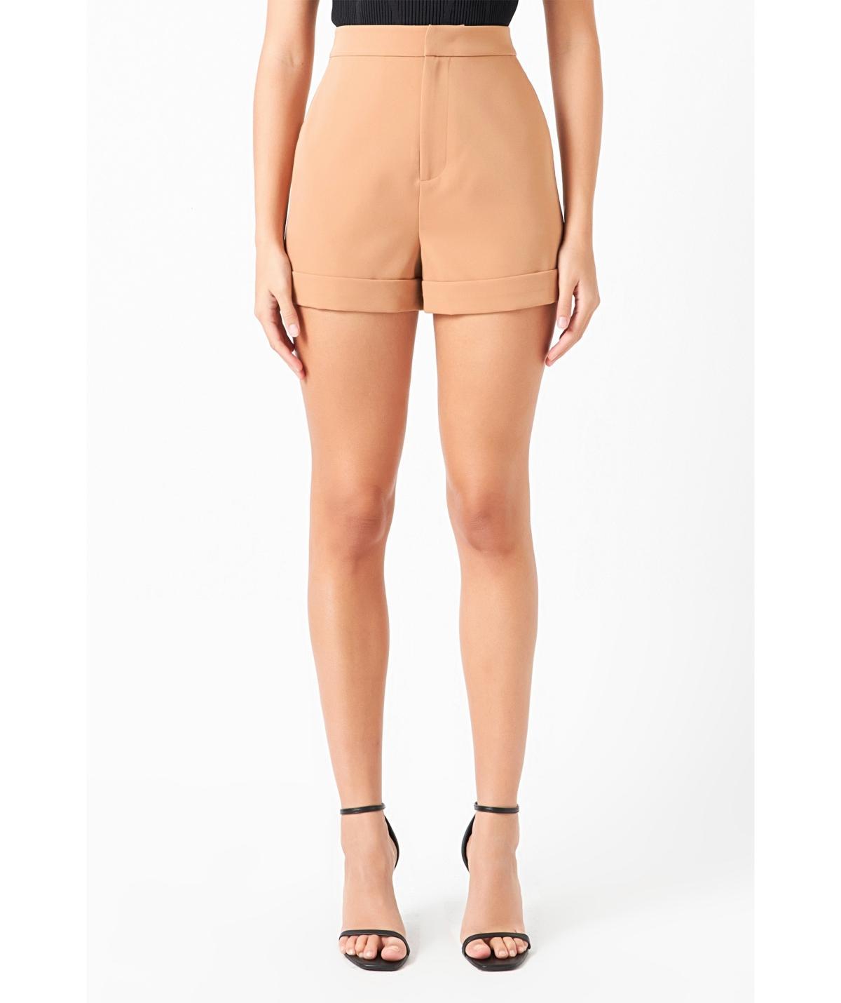 Womens Tailored Basic Shorts Product Image