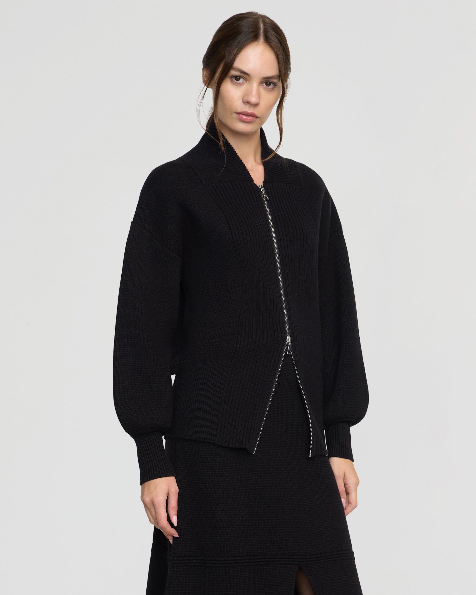 Manning Organic Cotton-Wool Zip Cardigan Product Image