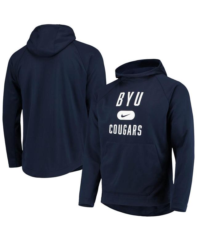 Mens Nike Navy Byu Cougars Spotlight Performance Raglan Pullover Hoodie Product Image