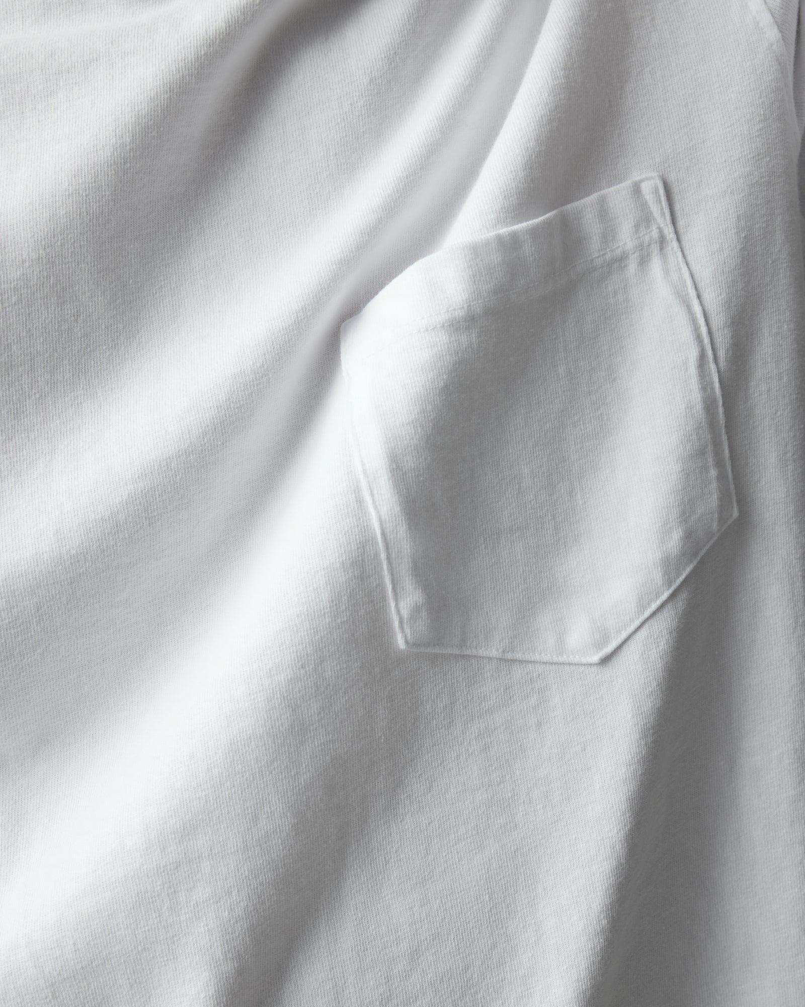 Heavyweight Pocket Tee - White Male Product Image