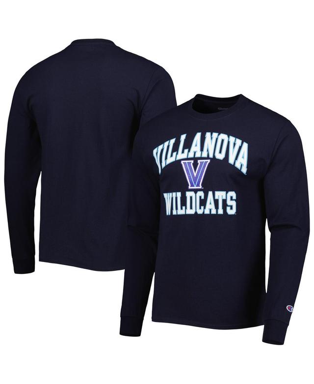 Mens Champion Navy Villanova Wildcats High Motor Long Sleeve T-Shirt Product Image