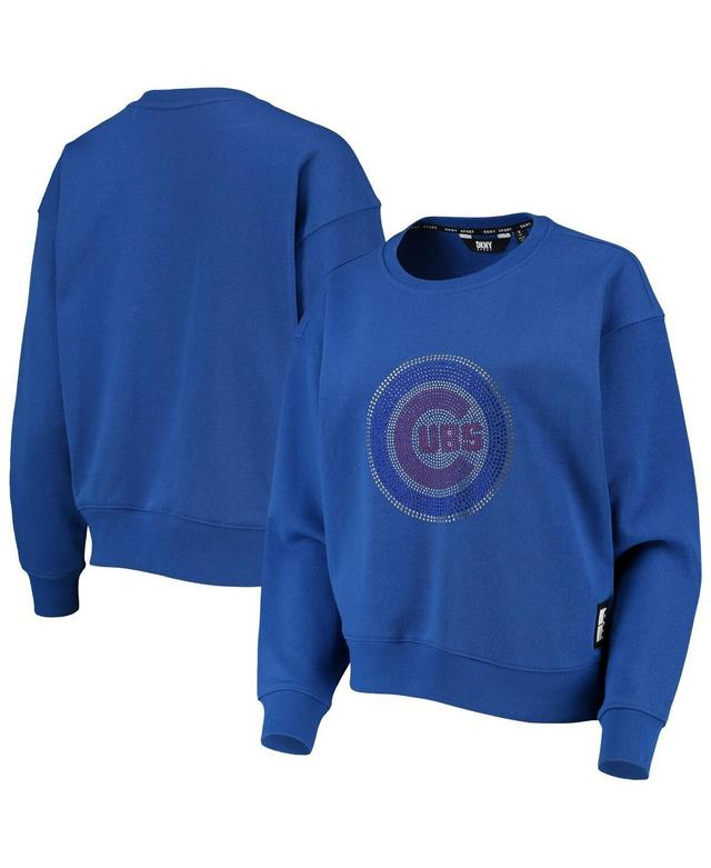 Womens Dkny Sport Royal Chicago Cubs Carrie Pullover Sweatshirt Product Image