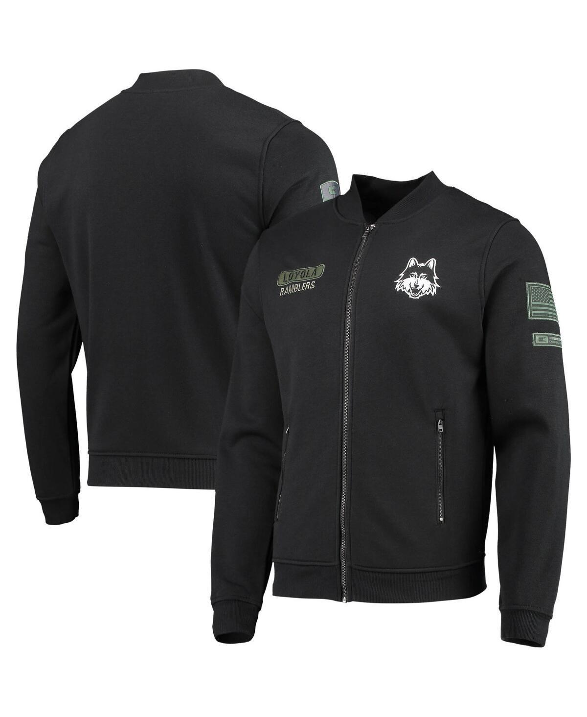 Mens Black Loyola Chicago Ramblers Oht Military-Inspired Appreciation High-Speed Bomber Full-Zip Jacket Product Image