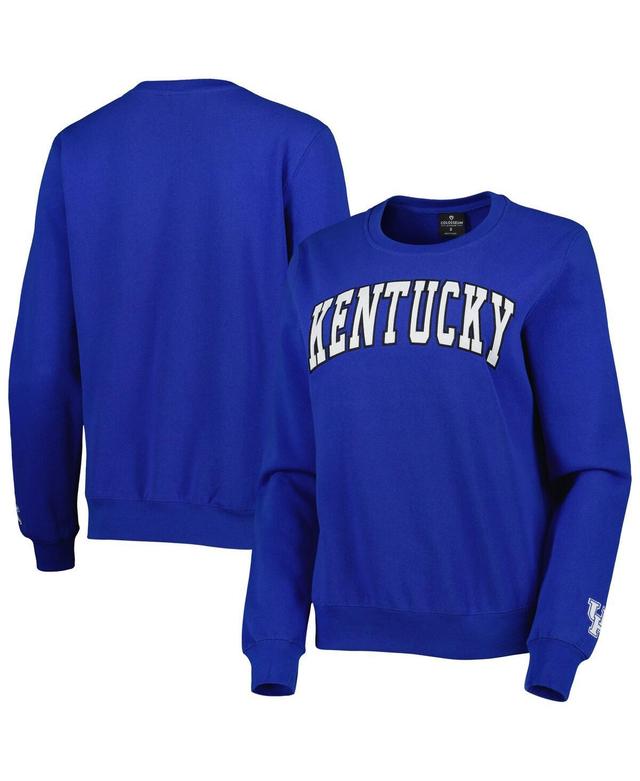 Womens Colosseum Royal Kentucky Wildcats Campanile Pullover Sweatshirt Product Image