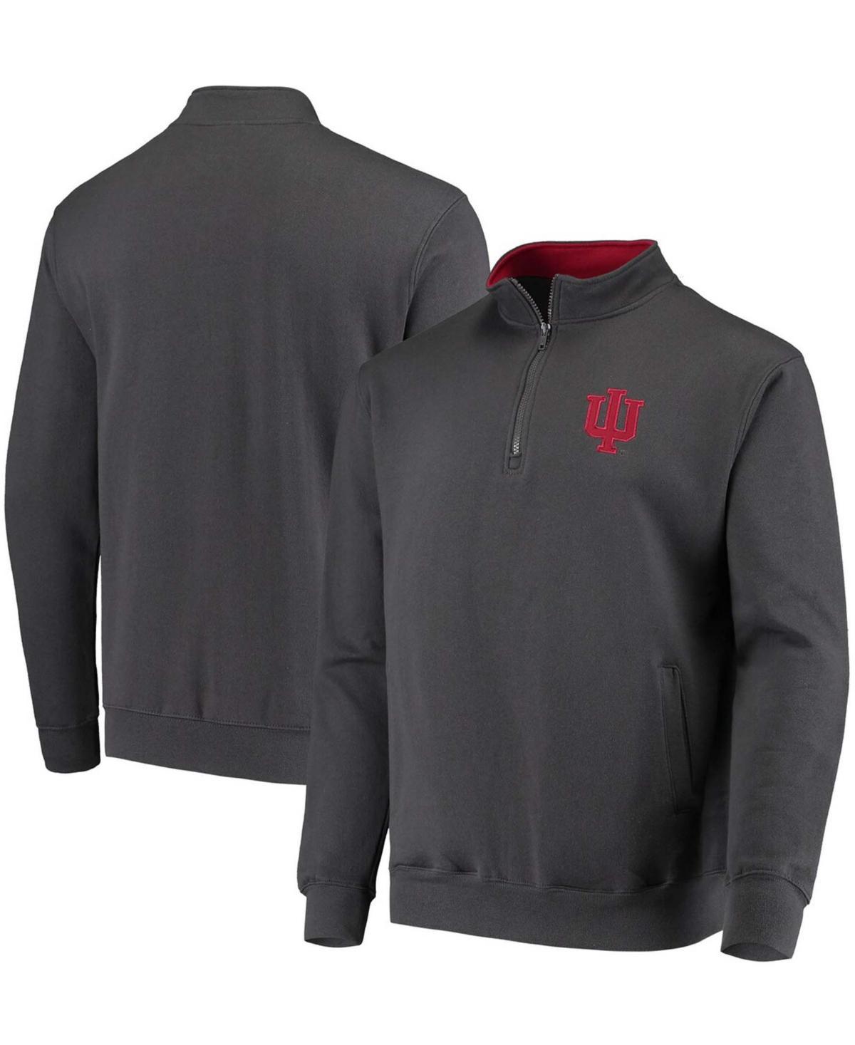 Mens Colosseum Heathered Gray Alabama Crimson Tide Tortugas Team Logo Quarter-Zip Jacket Product Image