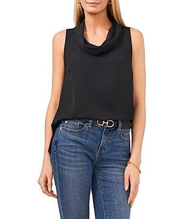 Vince Camuto Sleeveless Cowl Neck Top Product Image