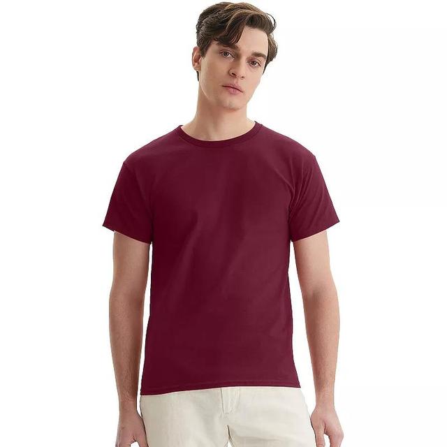 Mens Hanes Essentials 6-Pack Cotton T-Shirt Product Image