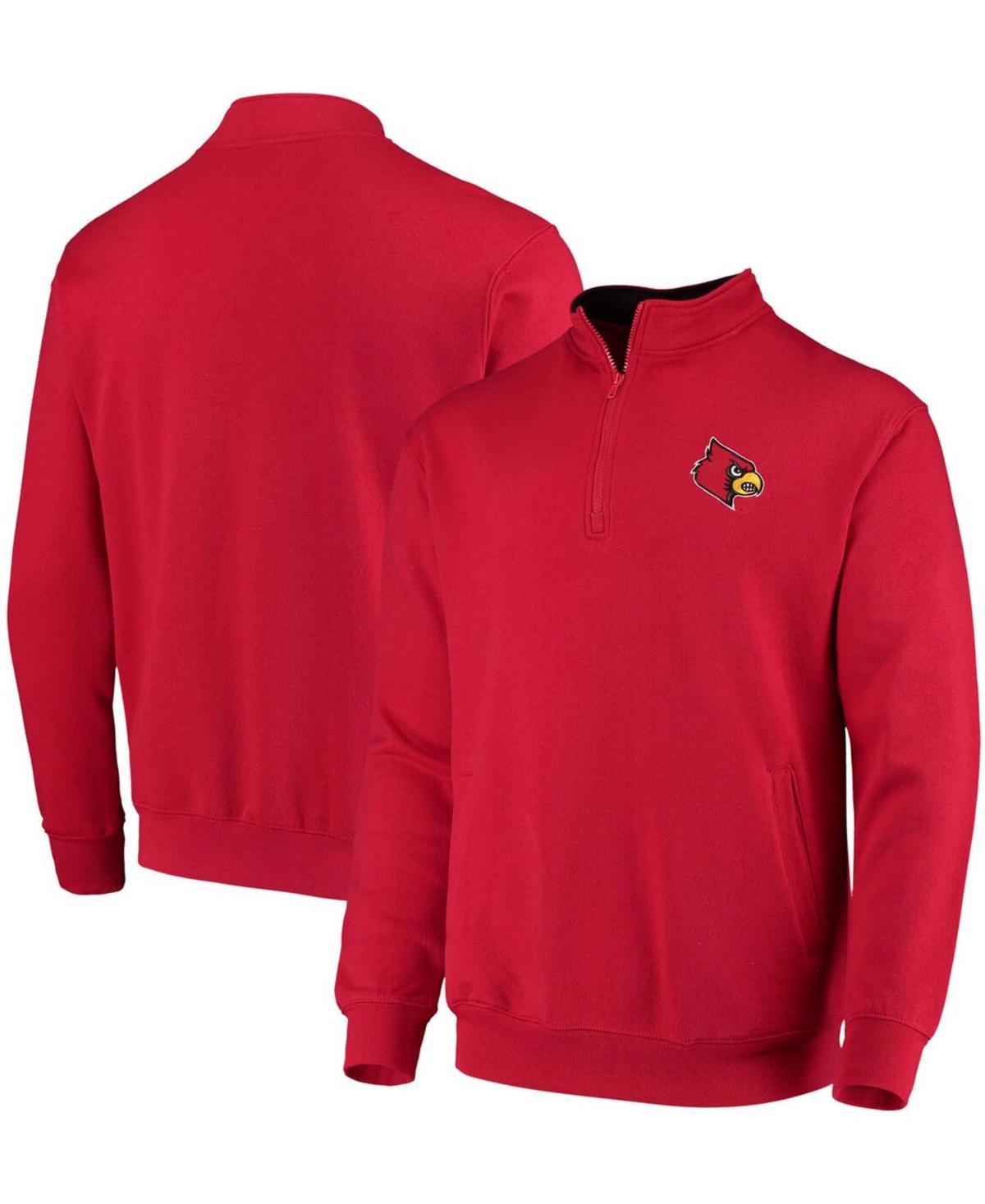 Mens Red Louisville Cardinals Tortugas Logo Quarter-Zip Jacket Product Image