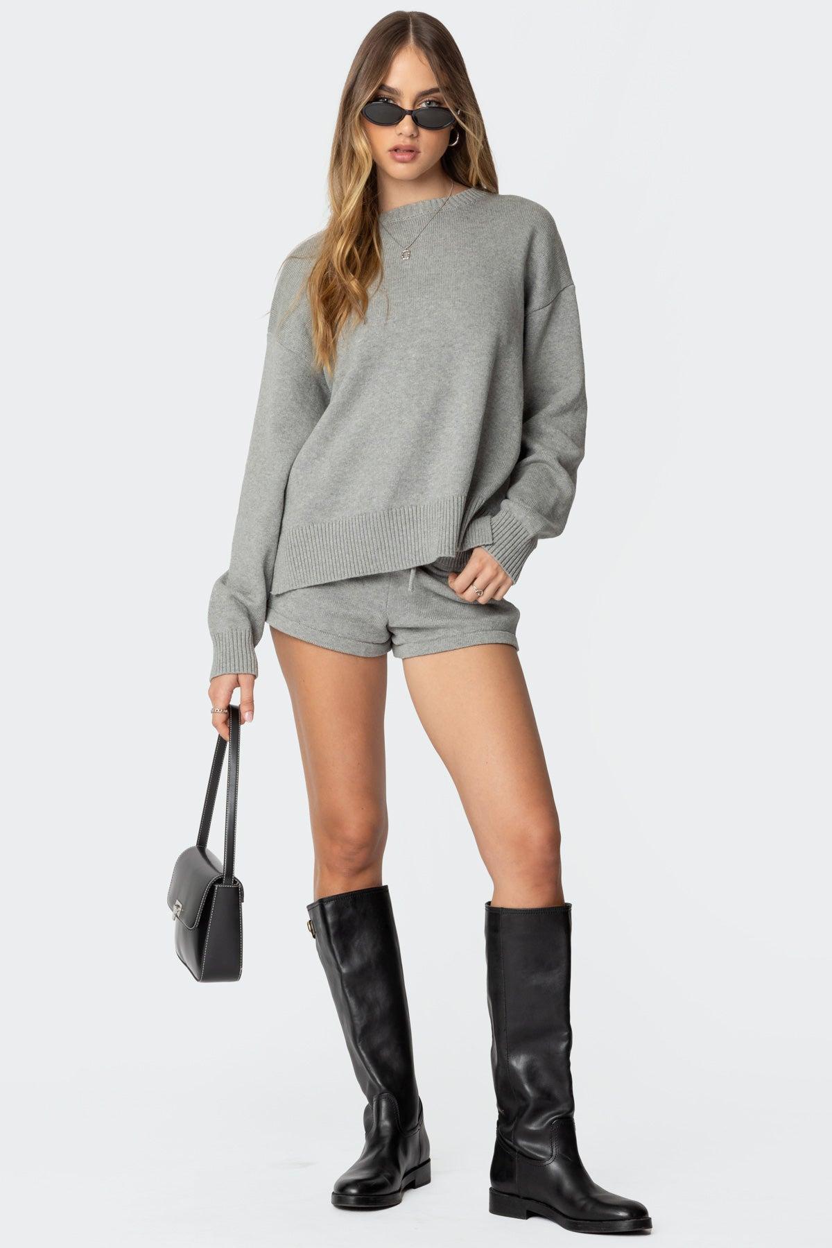 Riley Oversized Knit Sweater Product Image