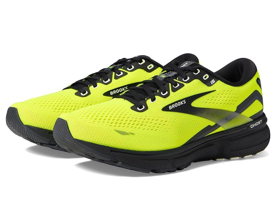 Brooks Ghost 15 (Nightlife/Black/Ebony) Men's Shoes Product Image