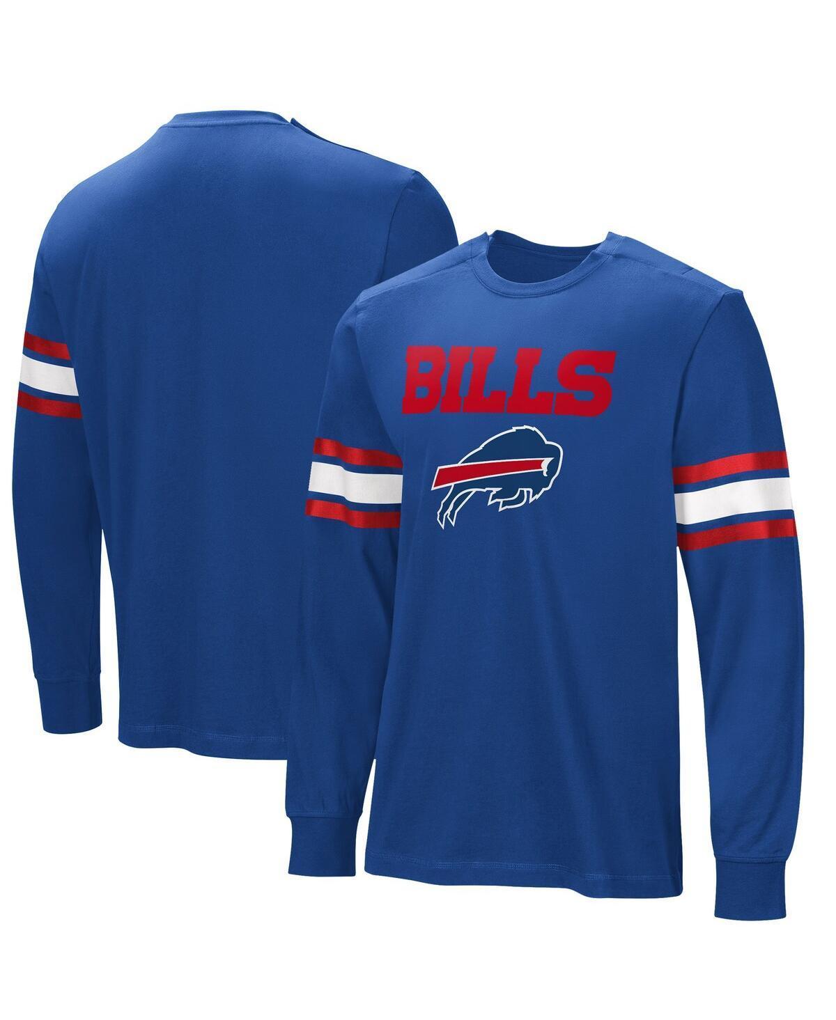 Mens Royal Buffalo Bills Hands Off Long Sleeve Adaptive T-shirt Product Image