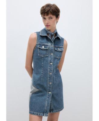 Women's Star Denim Dress Product Image