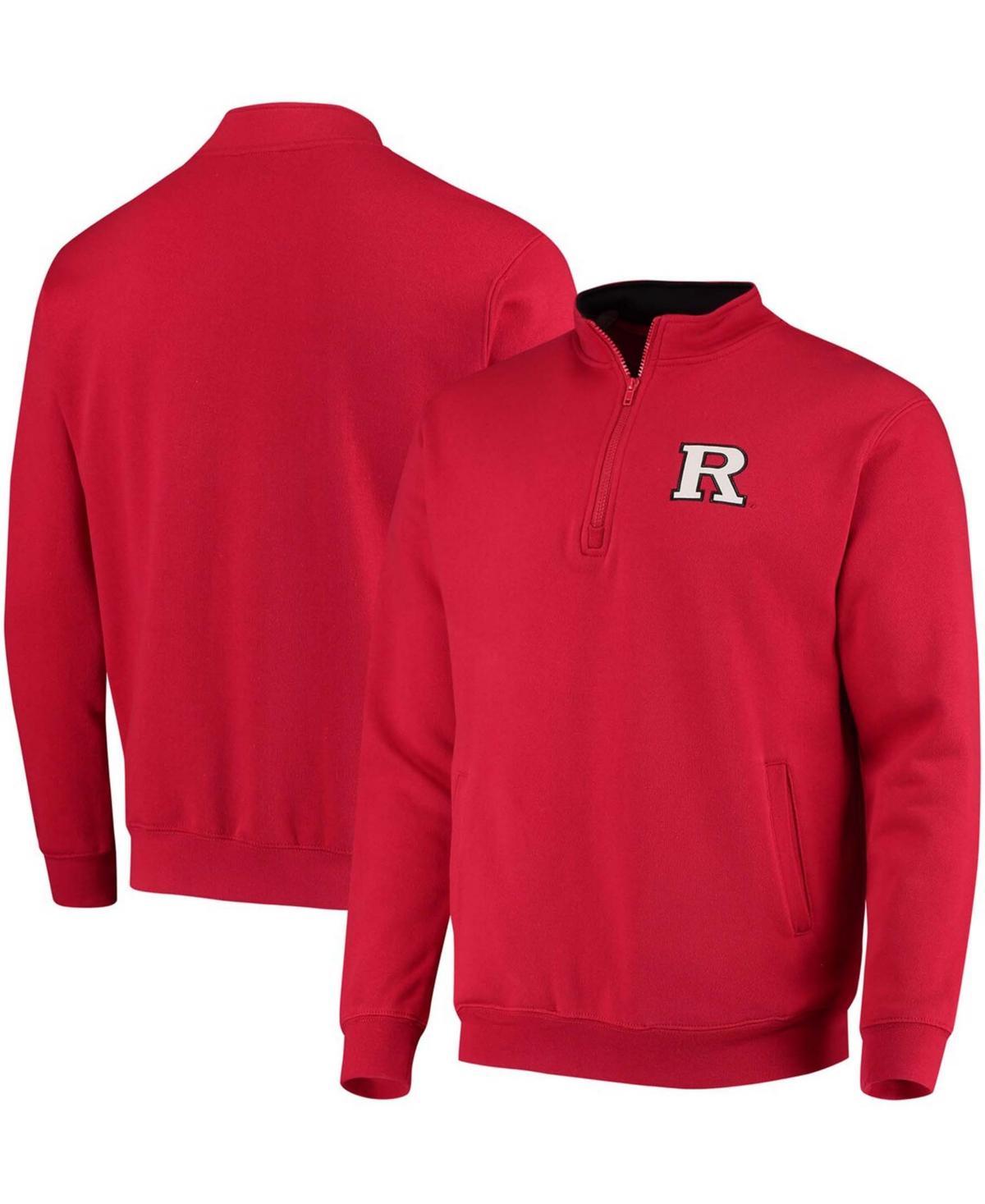 Mens Colosseum Scarlet Rutgers Scarlet Knights Tortugas Logo Quarter-Zip Jacket Product Image