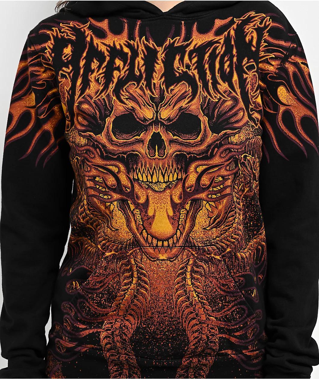 Affliction Electric Storm Black Hoodie Product Image