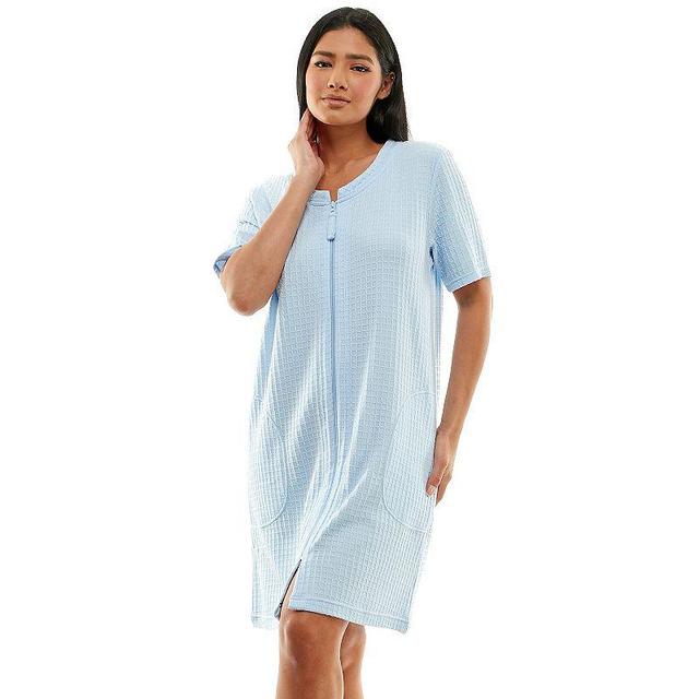 Womens Croft & Barrow Zip Front Robe Product Image