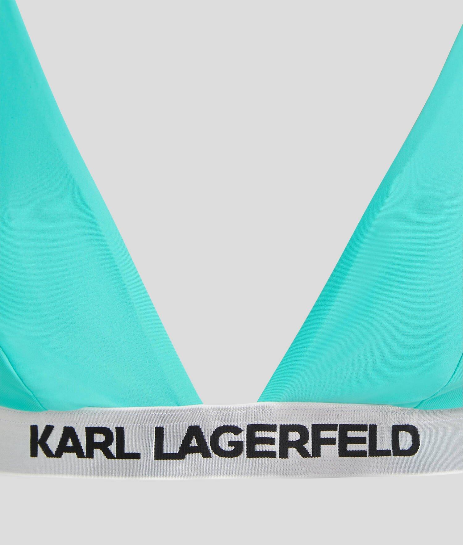 KARL LOGO TRIANGLE BIKINI TOP Product Image