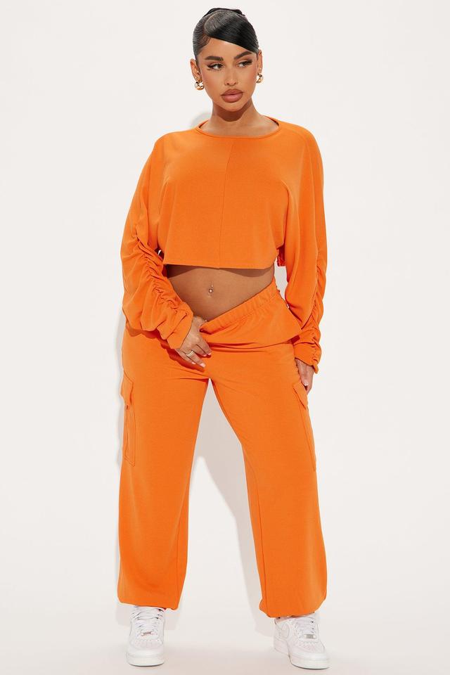 Mabel Pant Set - Orange Product Image