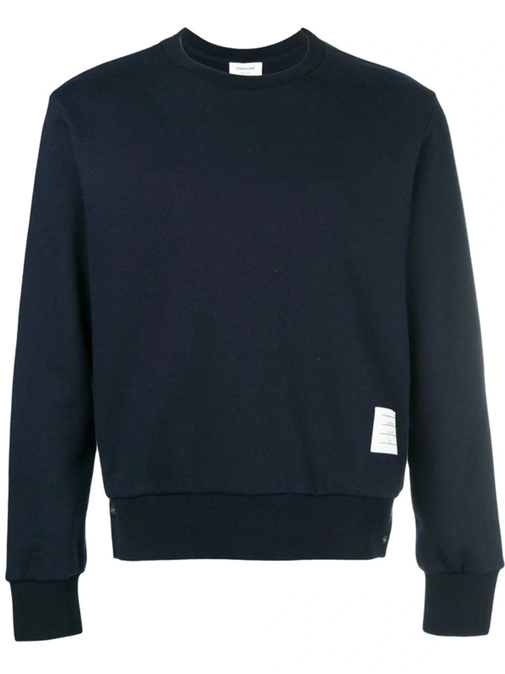 Navy Stripe Crewneck Sweatshirt Product Image