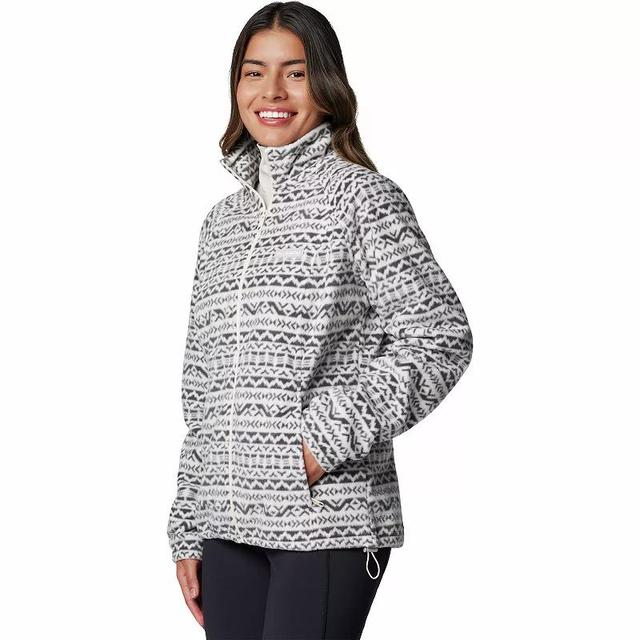 Columbia Womens Benton Springs Printed Full Zip Fleece Jacket- Product Image